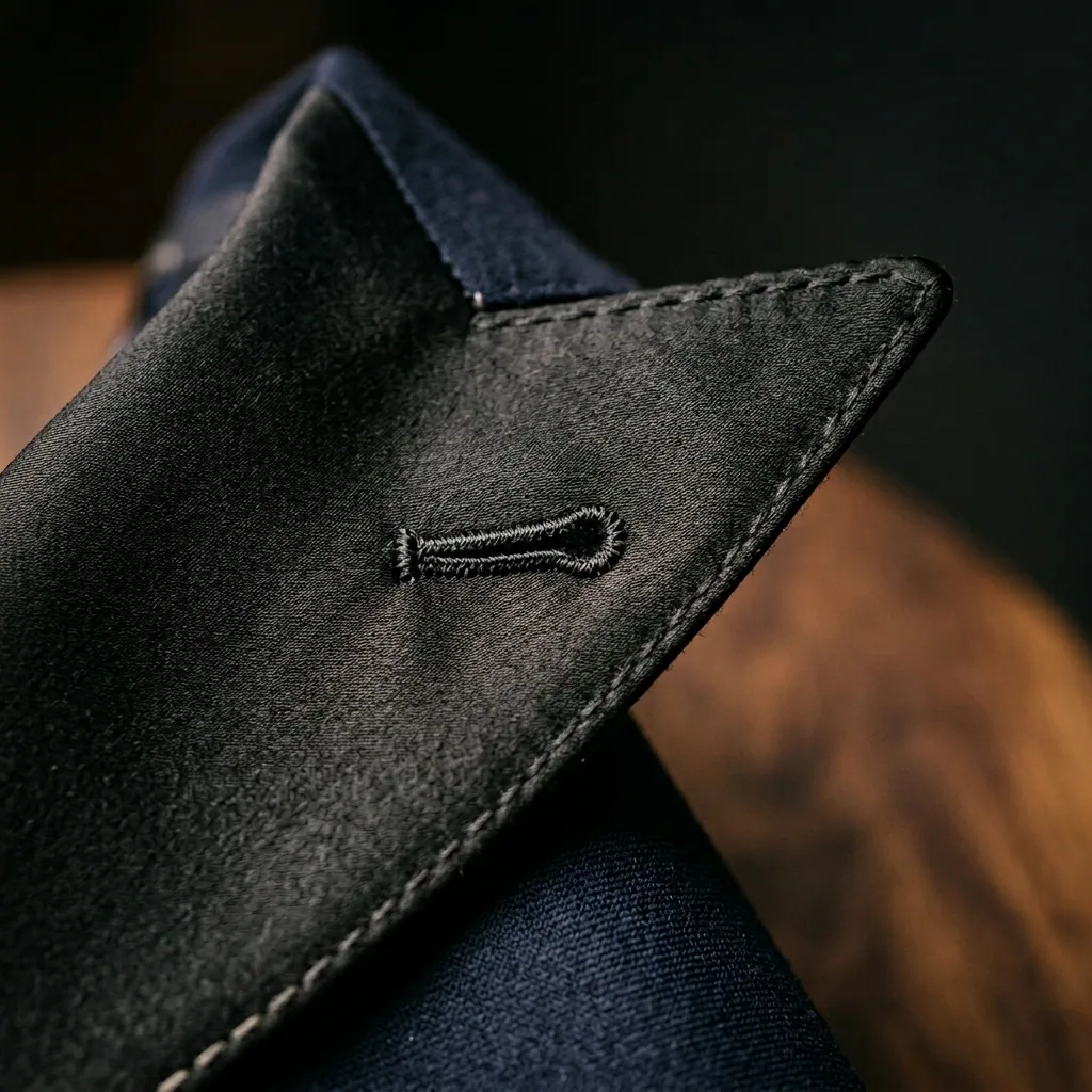 Satin Lapel Detail